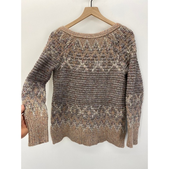 Fabrique Crew Neck Long Sleeve Sweater Size Medium - Picture 4 of 8